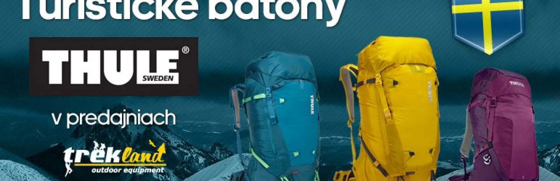 Nové turistické batohy THULE už v predaji!