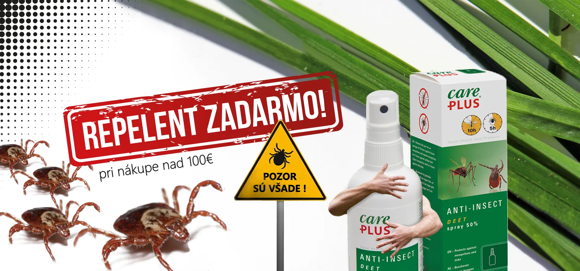 Získajte repelent od Care Plus!