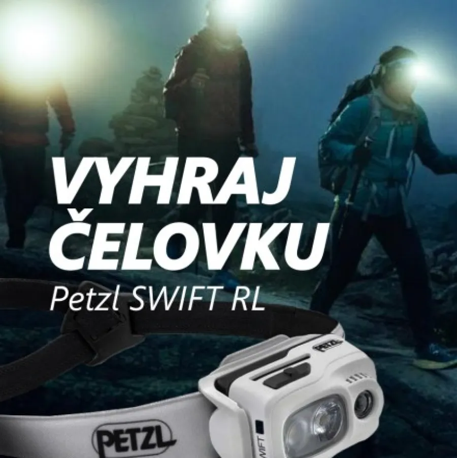 Vyhraj čelovku Petzl SWIFT RL
