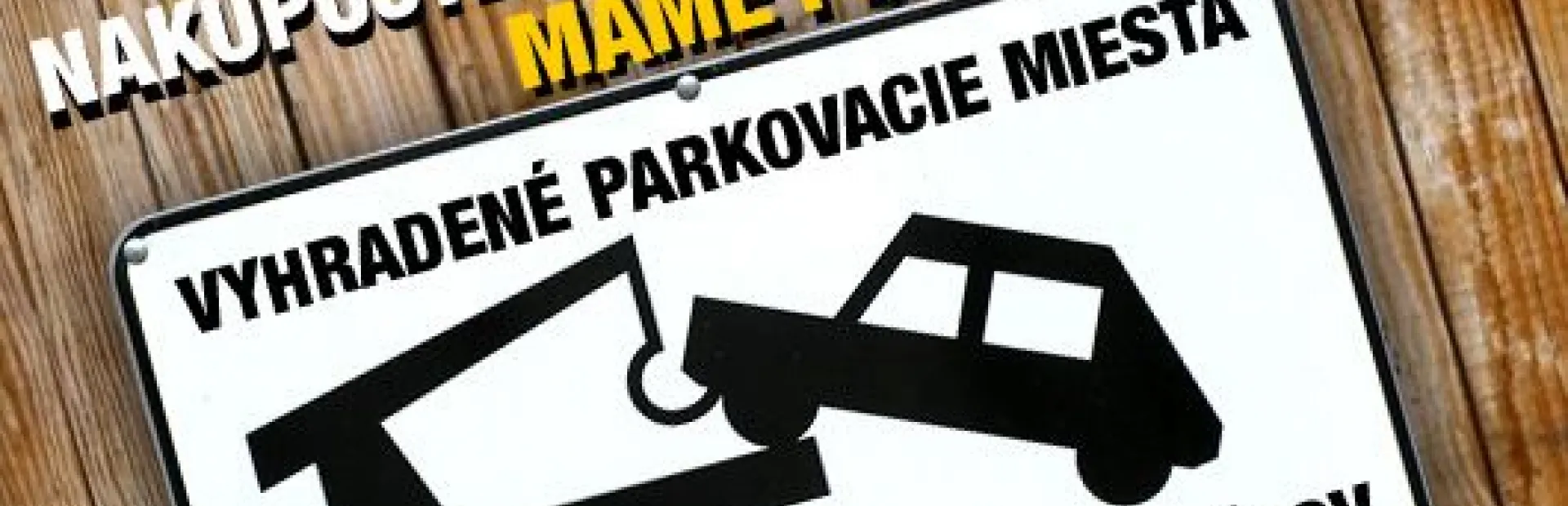 Vyhradené parkovanie pre zákazníkov.