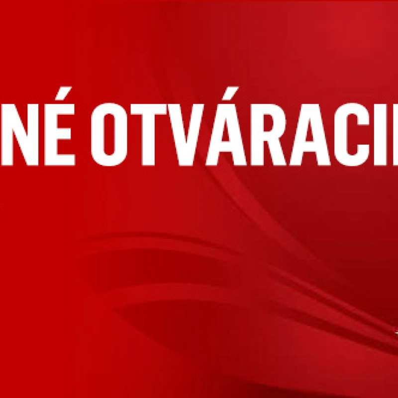 OTVÁRACIE HODINY V DECEMBRI