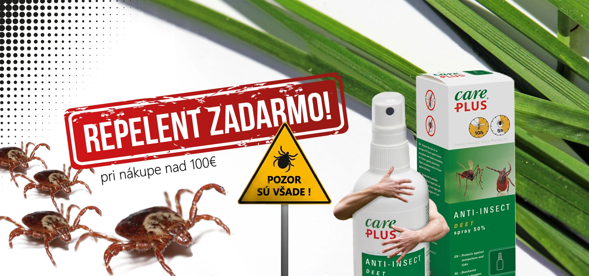 Z&iacute;skajte repelent od Care Plus!